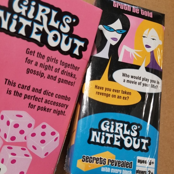 Set of 'Girls Nite Out' fun party games with a Cosmopolitan recipe magnet - Picture 6 of 6